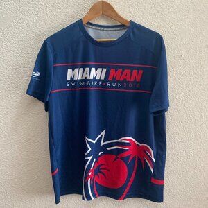 Miami Man 2018 USA Triathlon Multisport National Championship T-Shirt Large